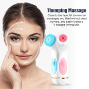 Ultrasonic facial cleansing brush, view 4 - MRSLM