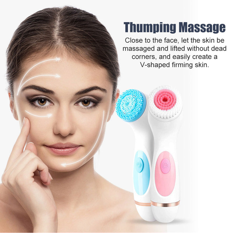 Ultrasonic facial cleansing brush, view 4 - MRSLM