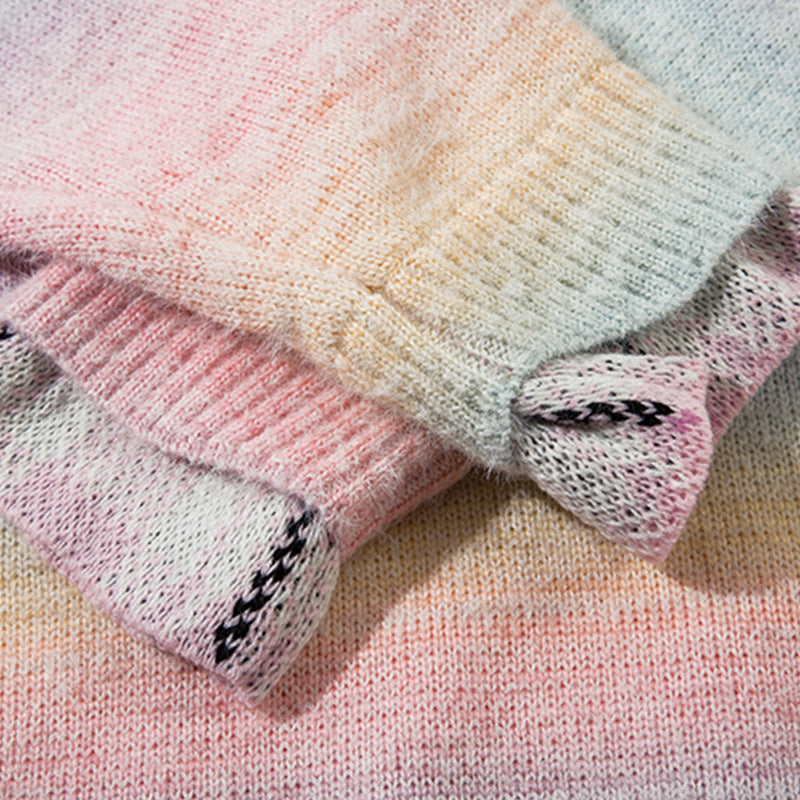fake two-piece knit sweater, view 4 - MRSLM
