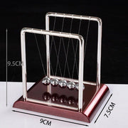 Newton's cradle balance balls desk toy, view 2 - MRSLM