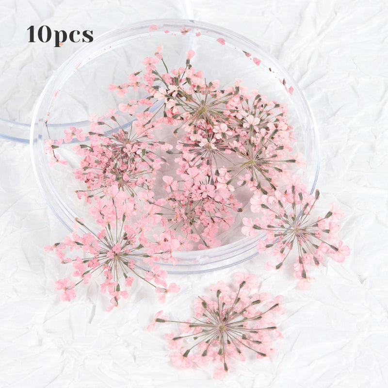 3d dried flower nail art decorations, view 6 - MRSLM