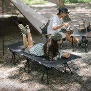 Ultralight aluminum alloy camping cot, view 3 - MRSLM