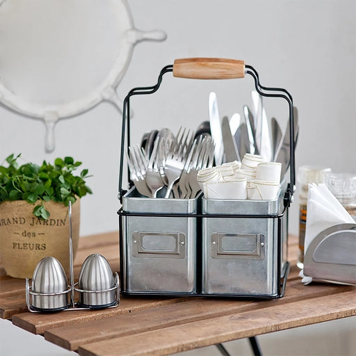 wire basket caddy with zinc boxes - MRSLM