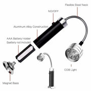 magnetic LED grill light, view 4 - MRSLM