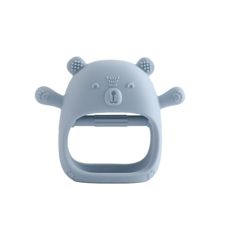 Bear silicone baby teether glove, view 4 - MRSLM