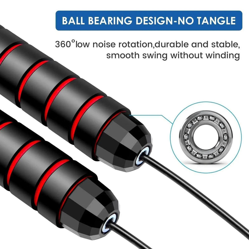 adjustable speed jump rope, view 9 - MRSLM