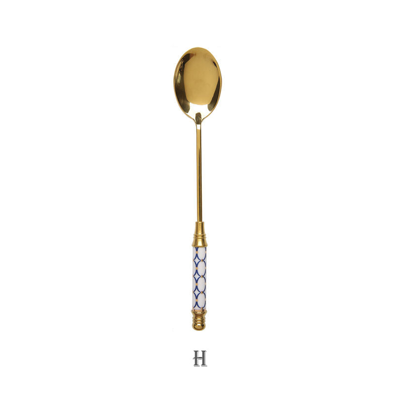 stainless steel dessert spoon, view 10 - MRSLM