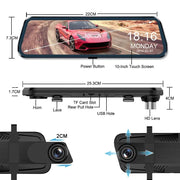 rearview mirror dash cam, view 10 - MRSLM