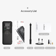 portable rechargeable air pump tire inflator, view 8 - MRSLM