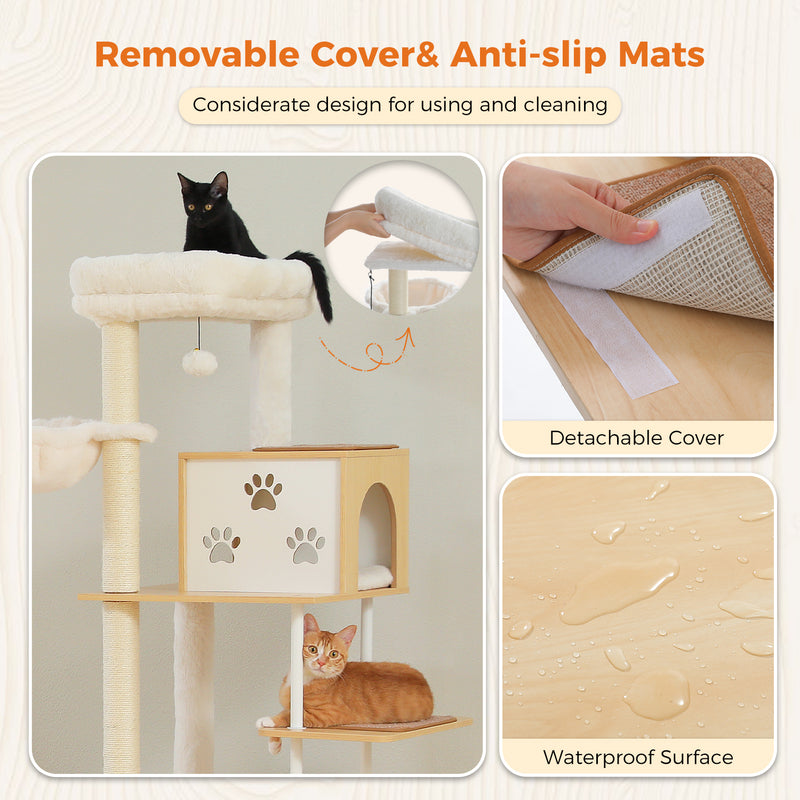 large multi-level cat tree, view 9 - MRSLM