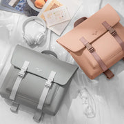 PU leather lightweight backpack for women, view 5 - MRSLM