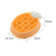 pineapple shape dog slow feeder bowl, view 10 - MRSLM