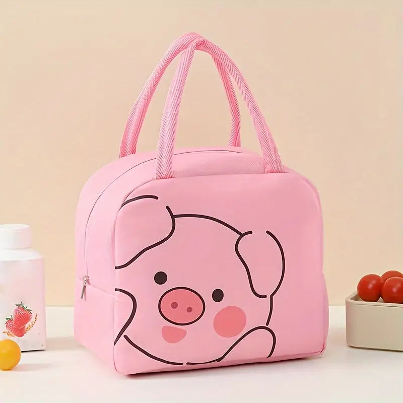 Cartoon Animal Thermal Lunch Bag for Kids