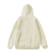 patch letter hooded coat, view 3 - MRSLM