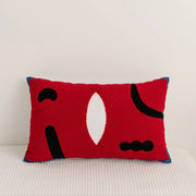 abstract embroidery cushion cover, view 6 - MRSLM
