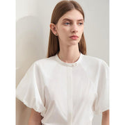 lantern sleeve blouse, view 9 - MRSLM