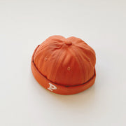 vintage letters embroidered baby docker hat, view 2 - MRSLM