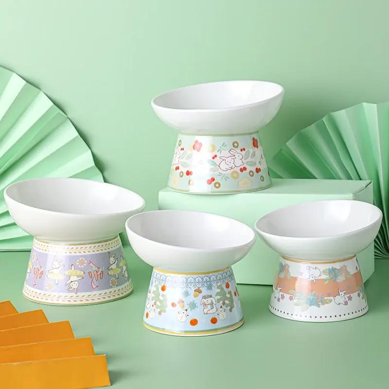Hand-painted ceramic cat bowl - MRSLM