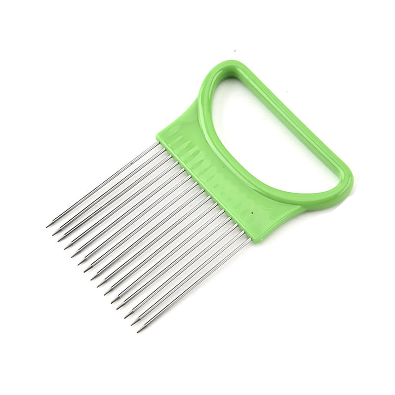 stainless steel hands-free vegetable slicer, view 2 - MRSLM