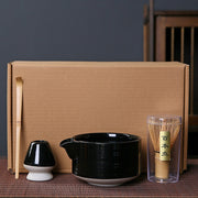 japanese ceramic matcha tool set, view 8 - MRSLM