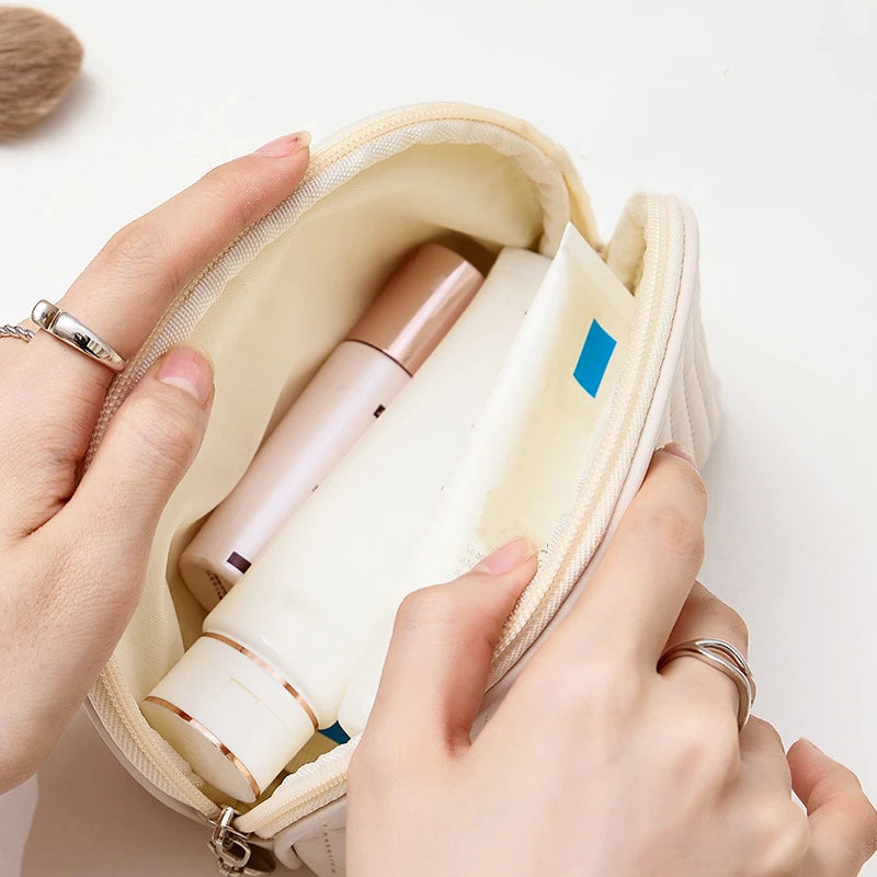 compact shell cosmetic bag, view 13 - MRSLM