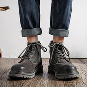 men's vintage leather ankle boots - MRSLM