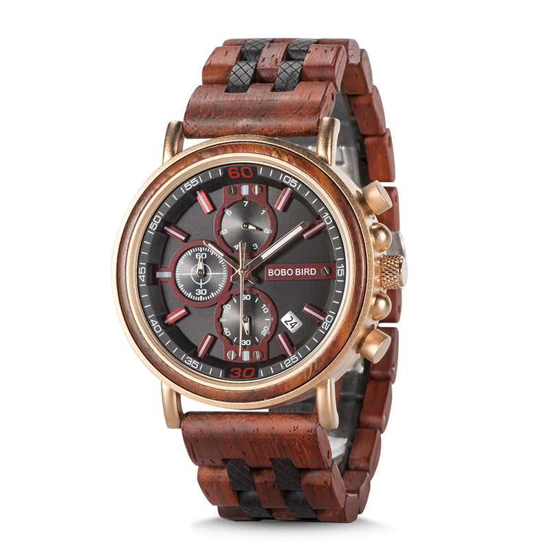 business wood case watch, view 17 - MRSLM