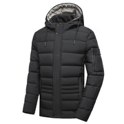 men's fleece-lined hooded coat - MRSLM