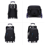 double shoulder travel backpack, view 6 - MRSLM