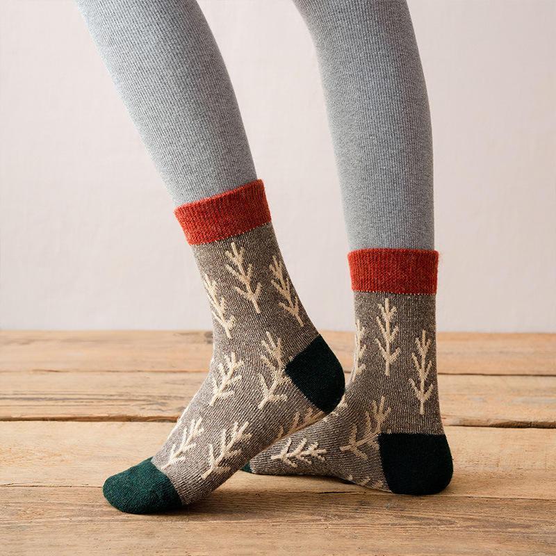 korean style retro wool socks - MRSLM
