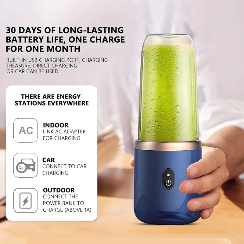portable electric juice extractor, view 9 - MRSLM