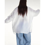 women's turn down collar office blouse, view 11 - MRSLM