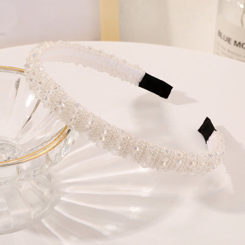 rhinestone crystal headband, view 9 - MRSLM