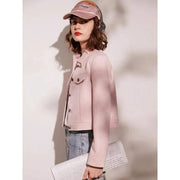adjustable stand collar short jacket, view 4 - MRSLM