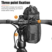insulated cycling bottle carrier bag, view 5 - MRSLM