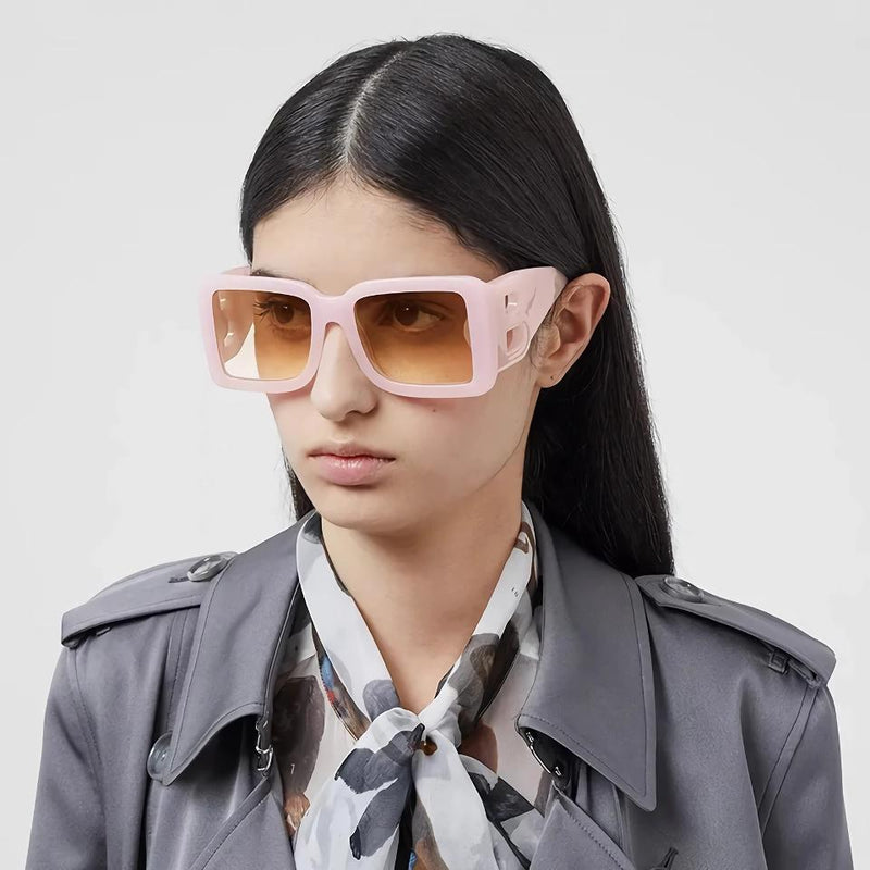 Oversized rectangular sunglasses, view 10 - MRSLM
