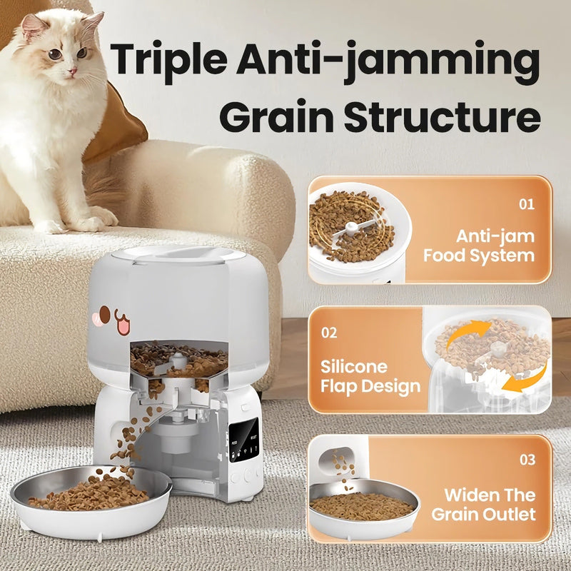 Smart automatic pet feeder, view 4 - MRSLM