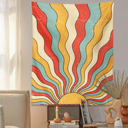 retro sunshine tapestry, view 5 - MRSLM
