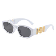 Retro irregular square sunglasses, view 3 - MRSLM