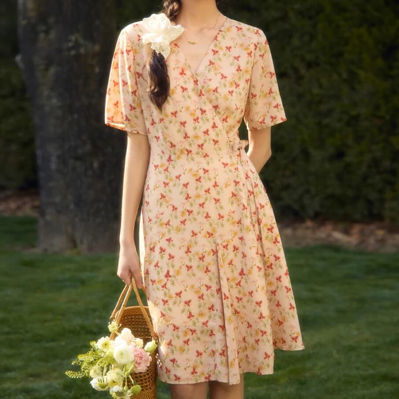 french wrap dress - MRSLM