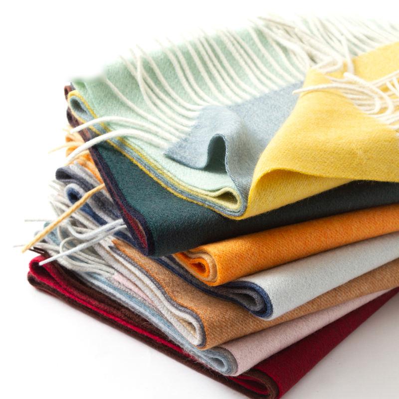 cashmere blend scarf with tassels - MRSLM