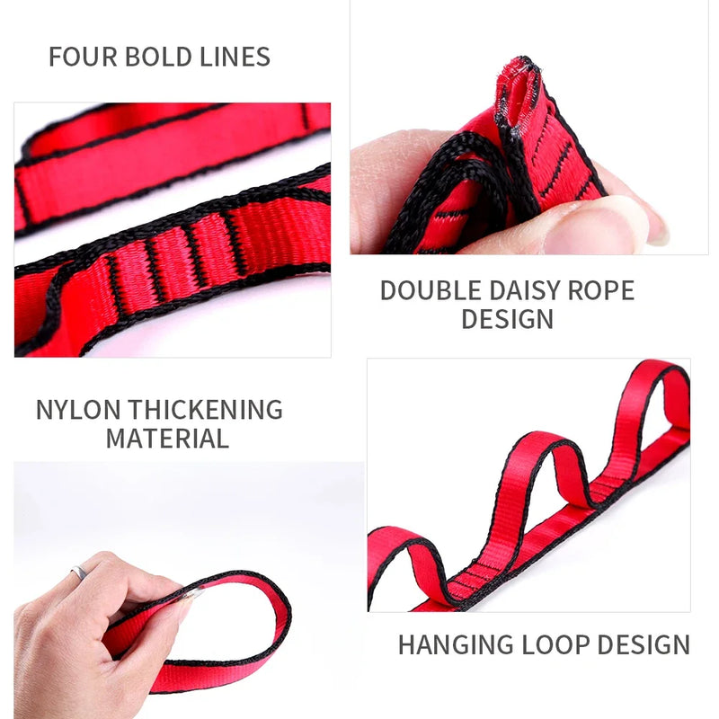 daisy chain yoga extension belt, view 9 - MRSLM