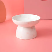 ceramic pet bowl with dots, view 4 - MRSLM