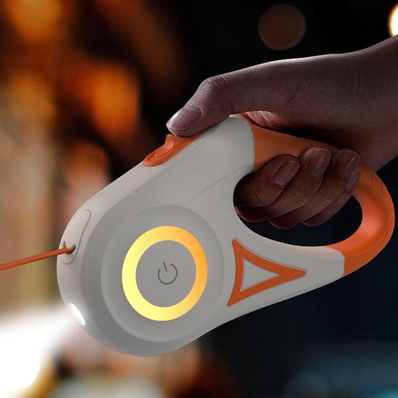 LED retractable dog leash - MRSLM