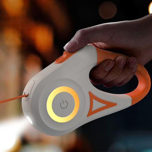 LED retractable dog leash - MRSLM
