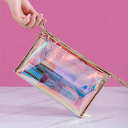 clear pvc cosmetic organizer bag, view 2 - MRSLM