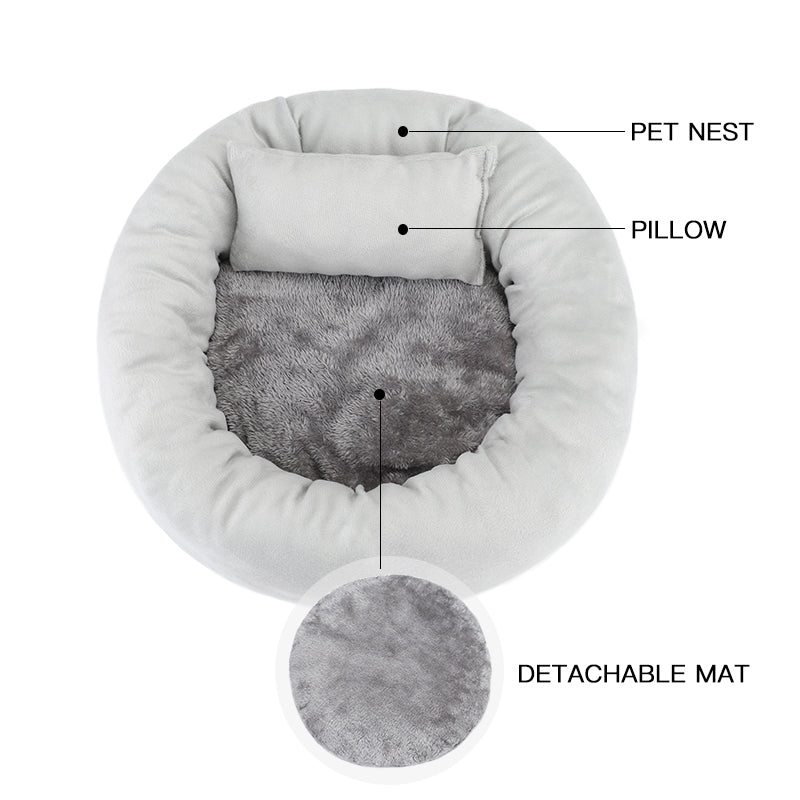 plush dog bed, view 7 - MRSLM
