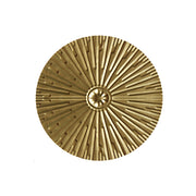 Round gold metal wall hanging, view 3 - MRSLM