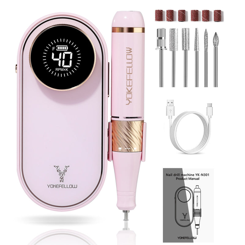 electric nail drill, view 2 - MRSLM