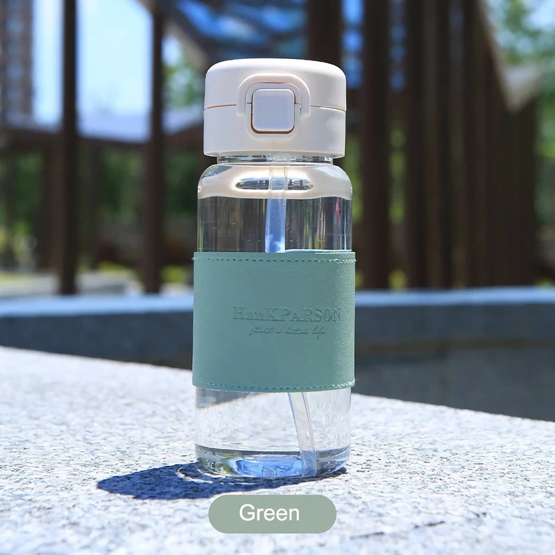 cute water bottle with straw, view 3 - MRSLM